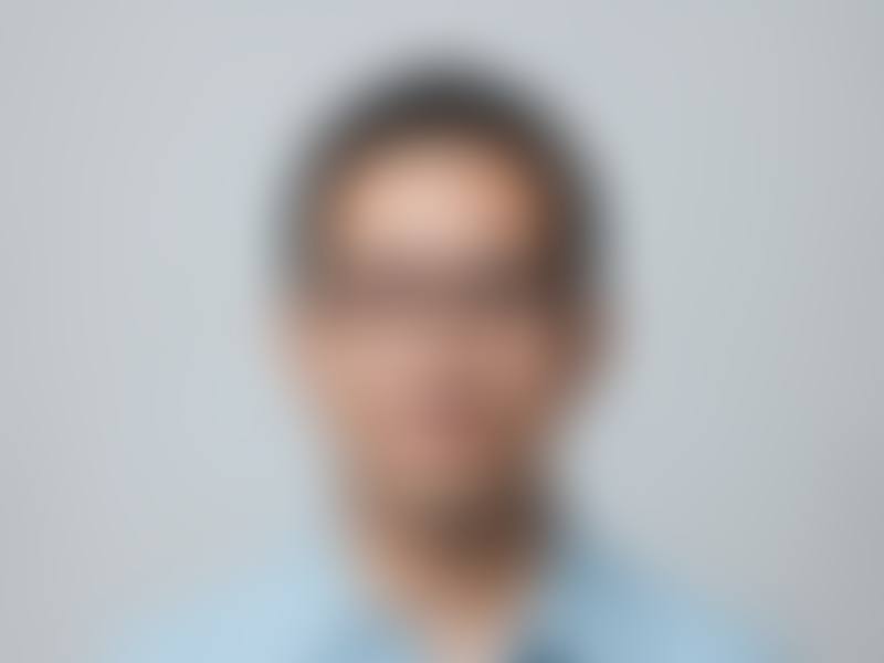 Candidate photo, hidden until verified